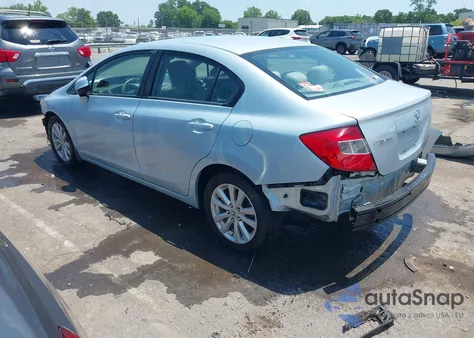 2012 Honda Civic Ex из США, поврежденный, VIN 2HGFB2F84CH528591